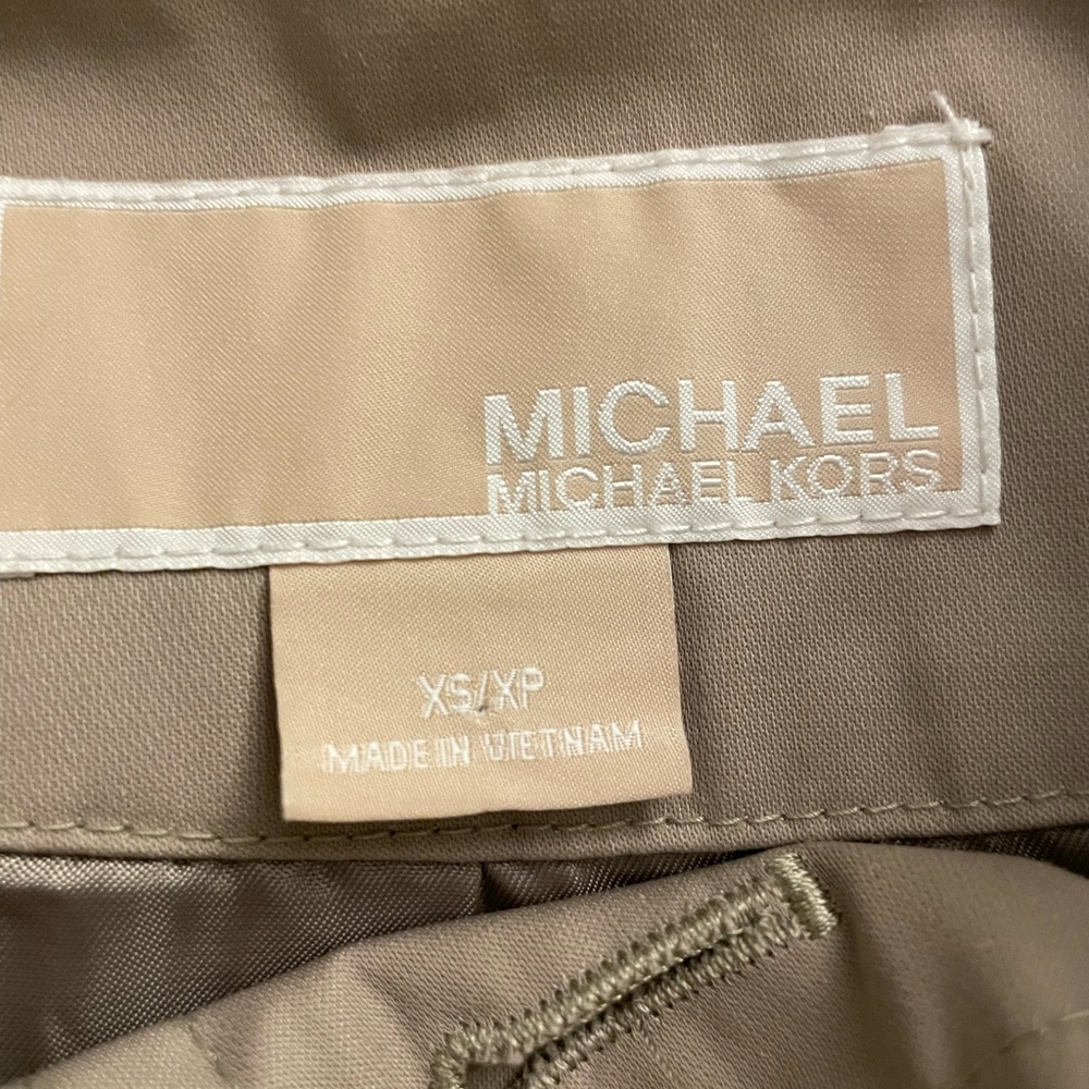 Womens Michael Kors Double-Breasted Tan Trench coat with Hood Size XS - Picture 5 of 10